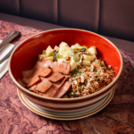 Bowl Navideño con Jamón Glaseado